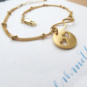 Three Generations set, infinity heart bracelets, Grandmother, mother daughter - RayK designs