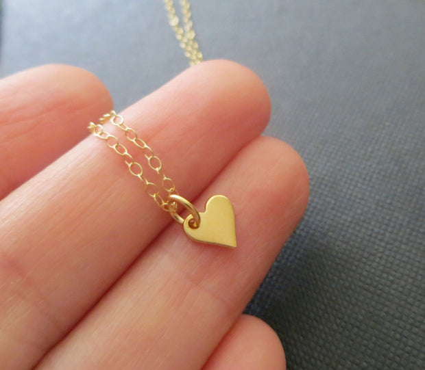 Mother 3 daughter gold heart cutout necklace set - RayK designs