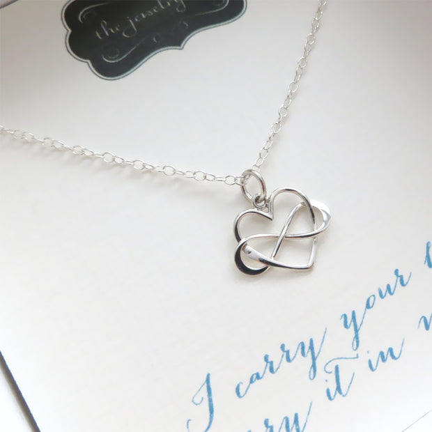 I carry your heart necklace - RayK designs