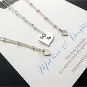 Mother two daughter satellite chain necklace set - RayK designs