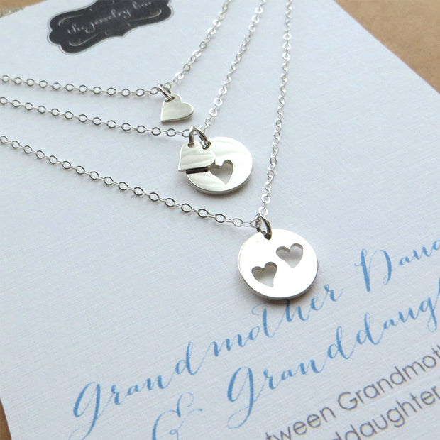Three Generations necklace set, Grandmother, mother and daughter - RayK designs