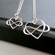 Generations infinity heart necklace set - RayK designs