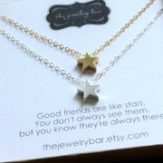 best friend star necklace set of 2 - RayK designs