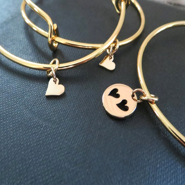 mother two daughter bangle bracelets - RayK designs
