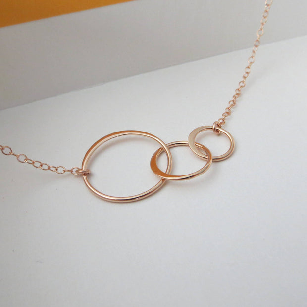 3 sisters eternity necklace - RayK designs