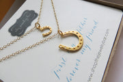 Horseshoe necklaces, you are my lucky charm - RayK designs