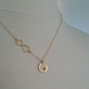 Godmother gift,  Godmother goddaughter infinity necklace - RayK designs