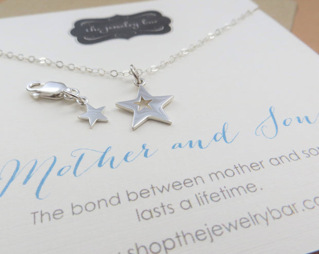Mother Son Necklace Gift for Son From Mom – Hunny Life