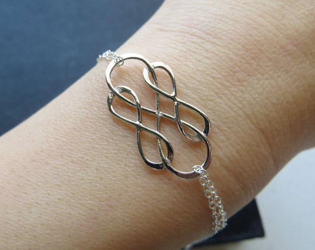 mother triple infinity bracelet - RayK designs