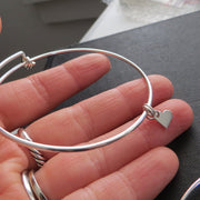 mother two daughter bracelet bangle - RayK designs